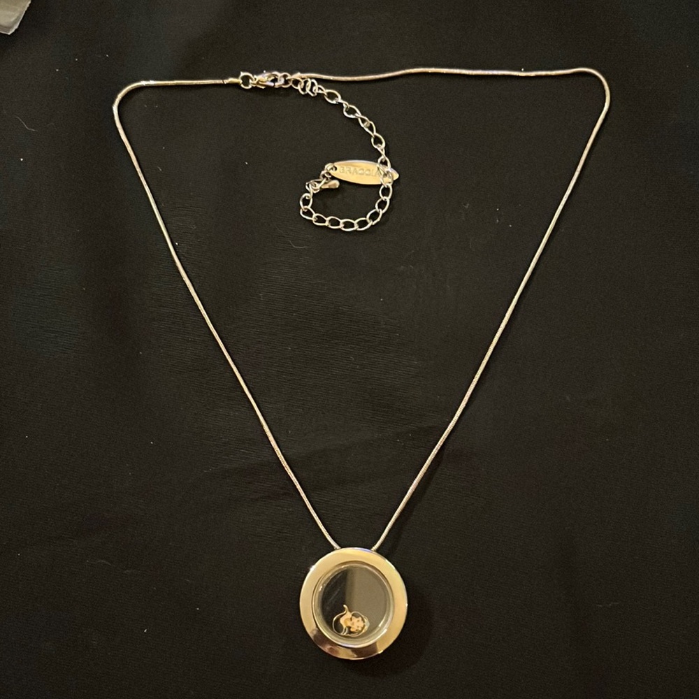 Locket necklace with Disney Jasmine charm inside